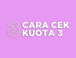 Cara Cek Kuota 3