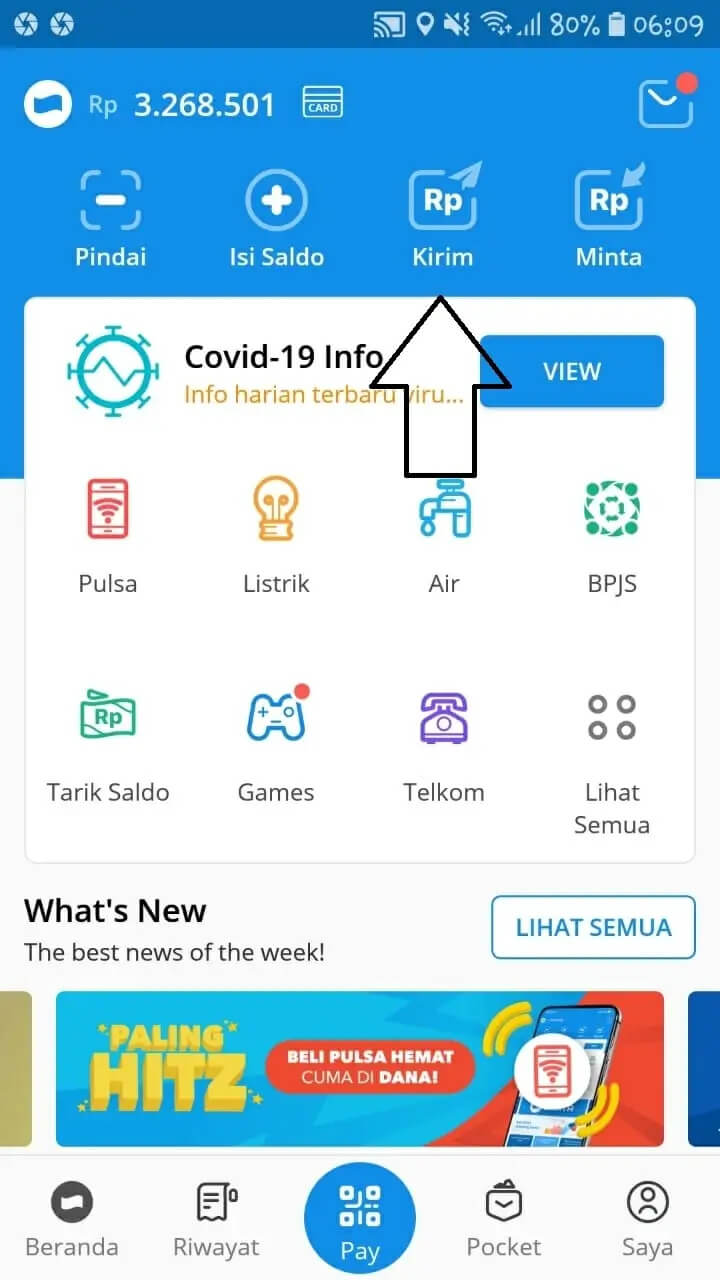 Cara Transfer Saldo DANA Ke GoPay