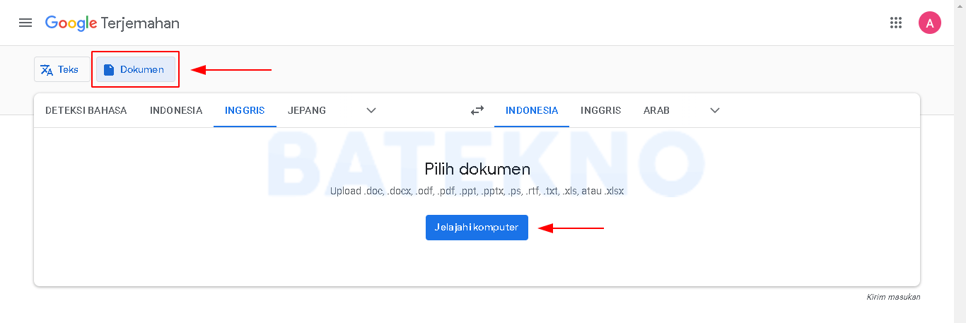 Cara Translate File PDF