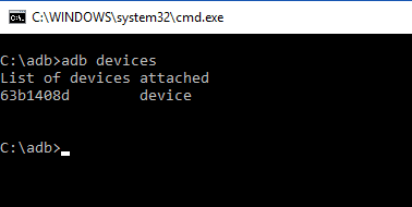 adb devices