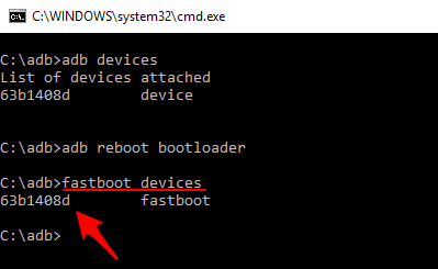fastboot devices