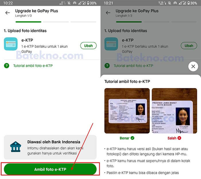 cara upgrade gopay ke gopay plus